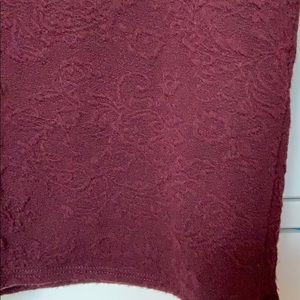 Abercrombie & Fitch Tops - Burgundy long sleep crop L Abercrombie & Fitch Tops - Burgundy long sleep crop L